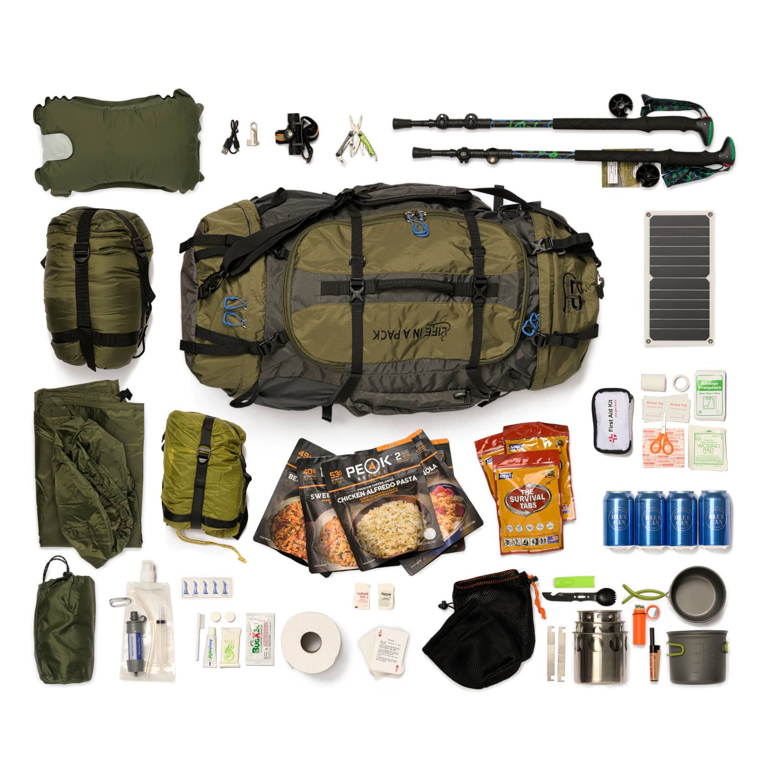 Essentials Ultimate Survival Pack - Life In A Pack